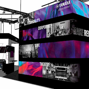 YAMAHA Professional Messestand ISE 2025