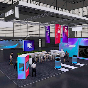 YAMAHA Professional Messestand ISE 2026